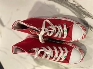 Benetton Uzun Converse Spor Ayakkab 30625 SİYAH-BEYAZ - 37