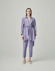 QOOQ Tencel Lila Havuç Pantolon 23SS330
