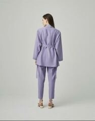 QOOQ Tencel Lila Havuç Pantolon 23SS330